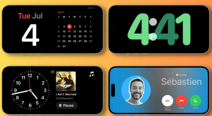 西平苹果手机维修分享iOS17横屏充电待机显示有什么好处 