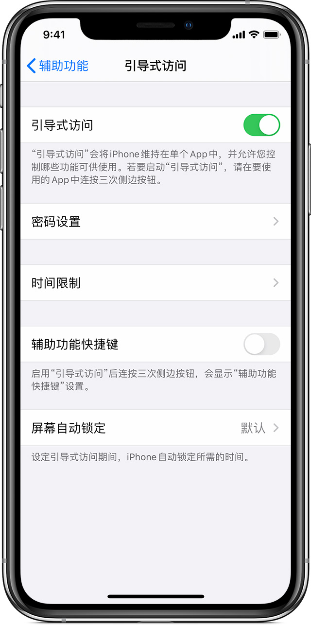 西平苹果手机维修分享如何在 iPhone 上退出引导式访问 